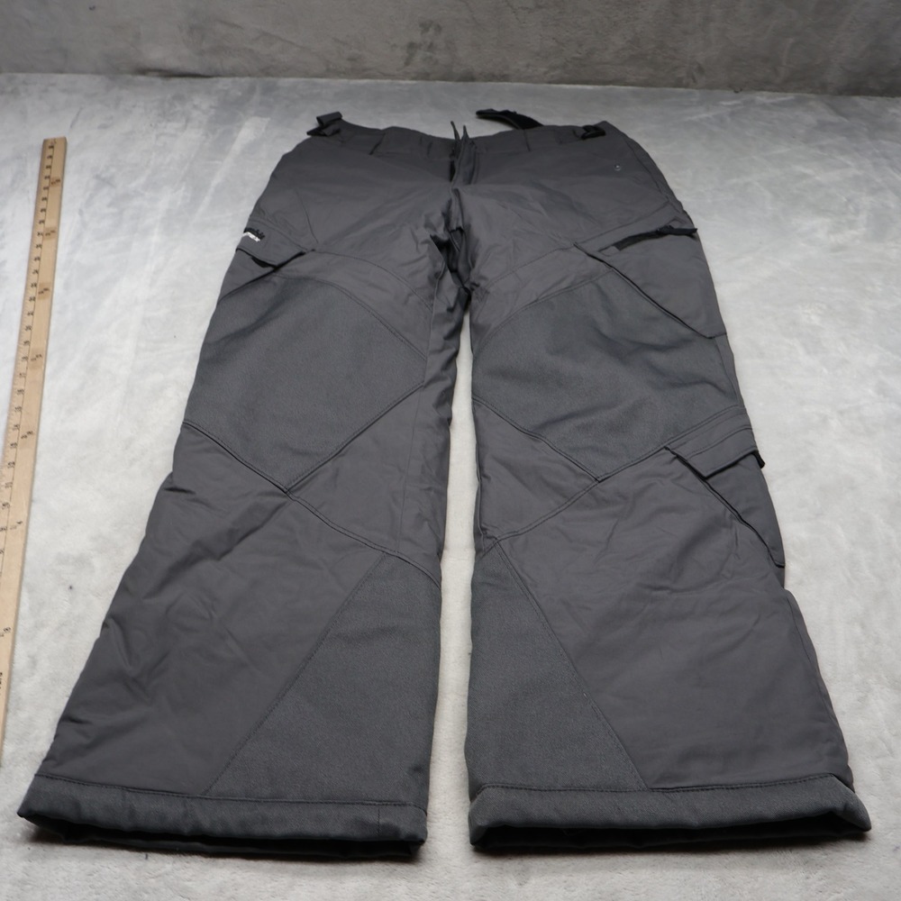 Columbia Snow Pants Youth 14/16 Grey Vertex Ski Winter Insulated Techwear 30x28